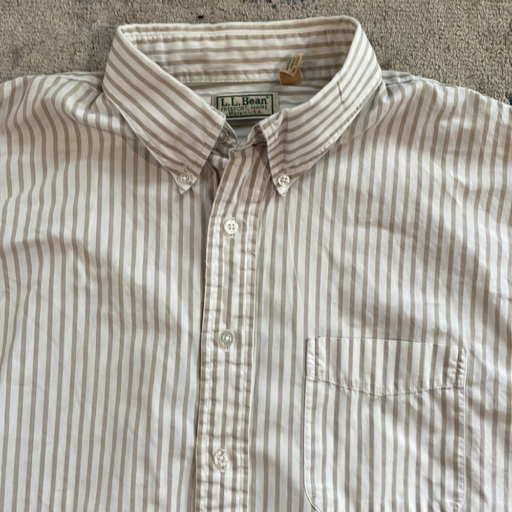L.L Bean Button Down XL
